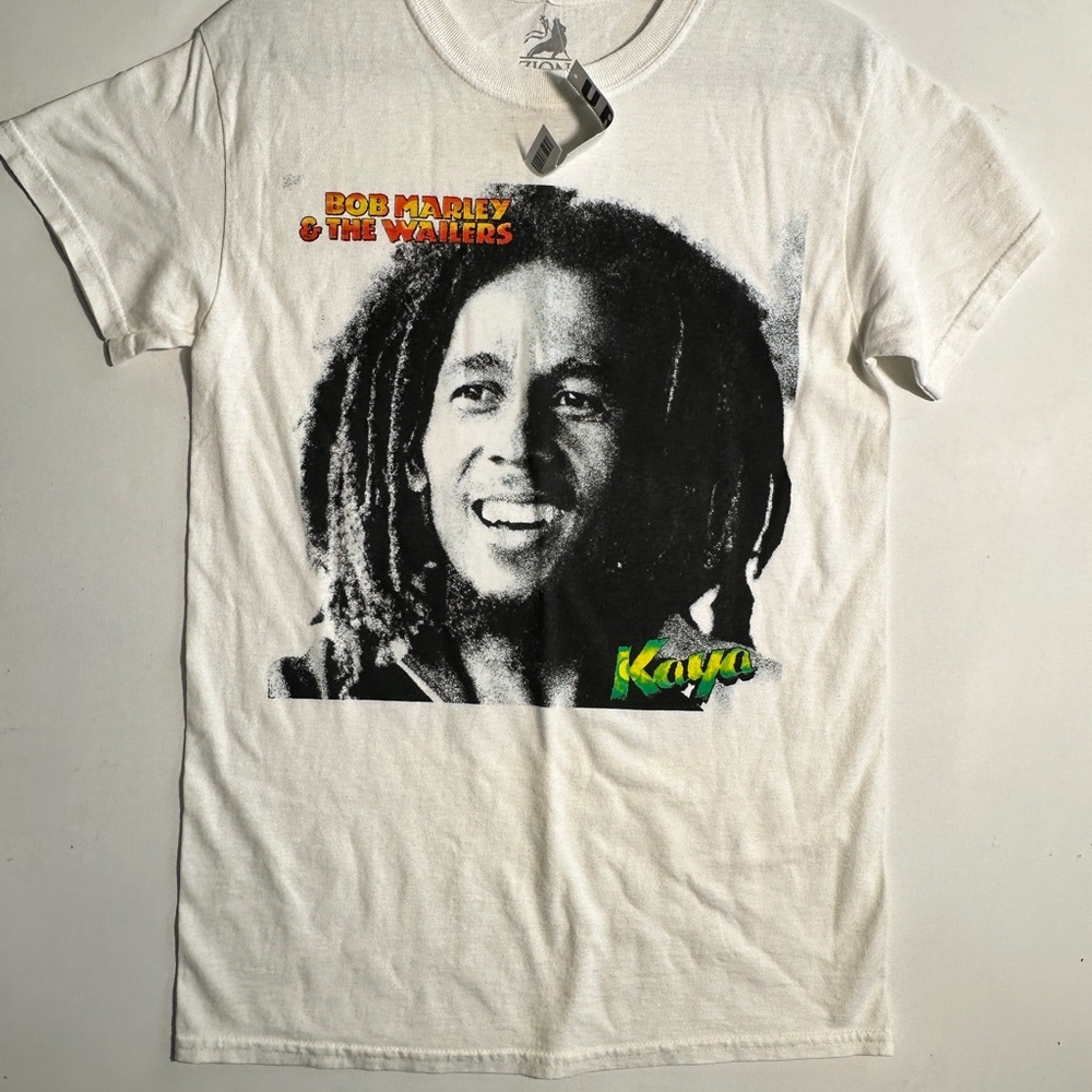 Bob Marley & The Wailers White Graphic Tee